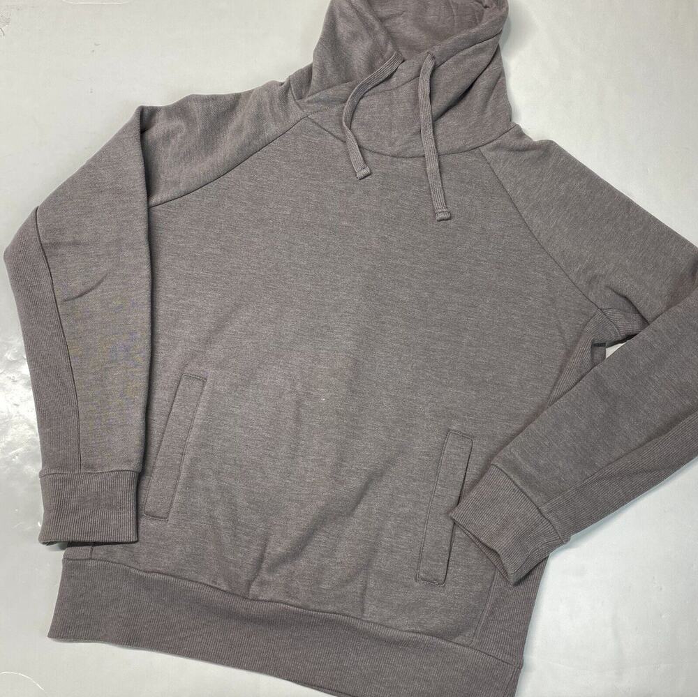 Prana Sweatshirt Gotu Pullover Sz Small Gray Moonrock Athleisure Relaxed Fit